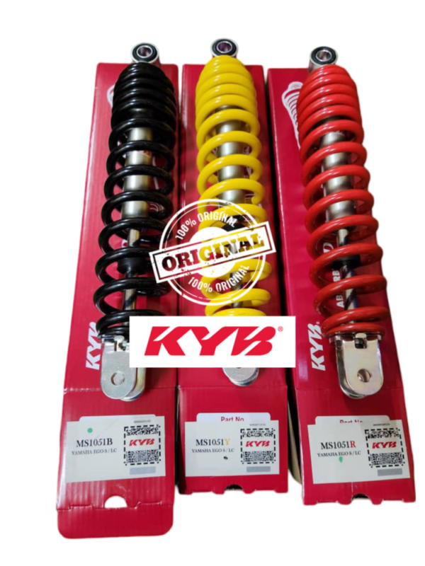 EGO (5VW / 10C / B92) YAMAHA MONOSHOCK (STANDARD) – BLACK / RED / YELLOW ( KYB 100 % ORIGINAL) MS1051